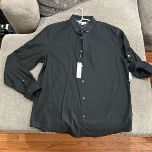 Large mens Calvin Klein button down causal shirt